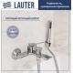 Смеситель Lauter Allure 21CK6618C с лейкой Lily 21S10048