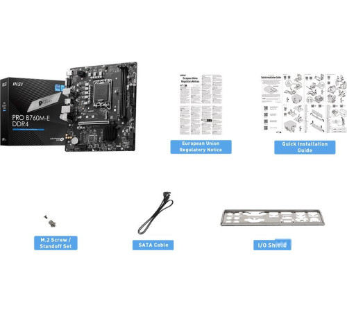 Материнская плата MSI Pro B760M-E DDR4
