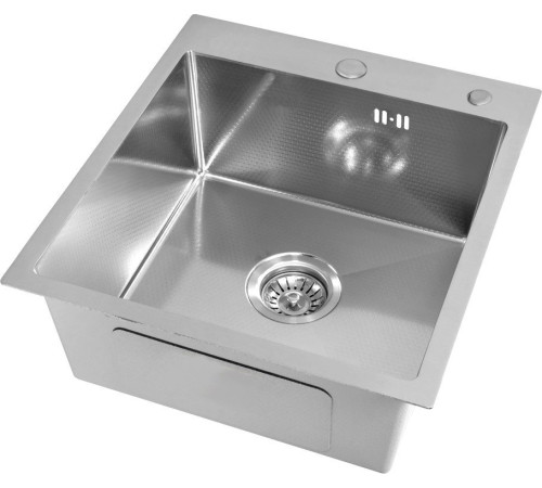 Кухонная мойка Basic CL DS Decor 45x50 сатин, коландер, дозатор