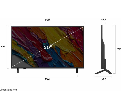 Телевизор LG QNED AI QNED82 50QNED82A6B