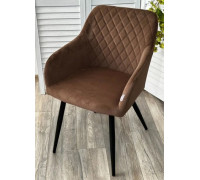 Стул с подлокотниками M-City Brandy 629M05175 505-11 кофе/черный