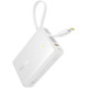 Внешний аккумулятор Baseus Picogo PPPG-1W45C Digital Display Power Bank 45W 10000mAh белый