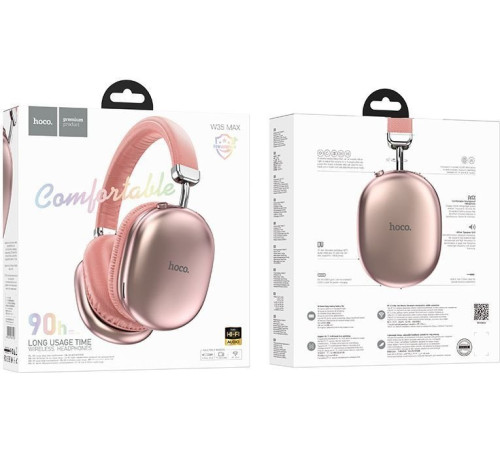 Наушники Hoco W35 Max розовый