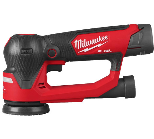 Эксцентриковая шлифмашина Milwaukee M12 FSDR75-202B 4933498233 с 2-мя АКБ, сумка