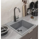 Кухонная мойка Mixline ML-GM28 552097 темно-серый