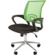 Офисное кресло CHAIRMAN 696 хром новый подлокотник TW светло-зеленый