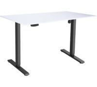 Стол с регулировкой высоты ErgoSmart Electric Desk Slim 1380х800х18 мм альпийский белый/черный