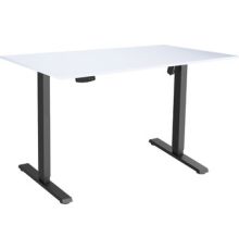 Стол с регулировкой высоты ErgoSmart Electric Desk Slim 1380х800х18 мм альпийский белый/черный