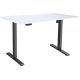 Стол с регулировкой высоты ErgoSmart Electric Desk Slim 1380х800х18 мм альпийский белый/черный