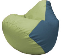 Кресло-мешок Flagman Груша Макси Г2.3-1903 оливковый/синий