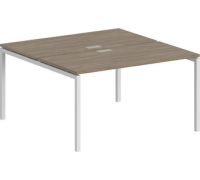 Стол Norden 140x143.8x75 SG.245.OD.44.WH белый/дуб темный
