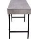 Стол AksHome Agat 80035 бетон/черный металл