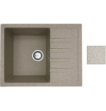 Кухонная мойка БелЭворс Vega R темно-бежевый, без сифона