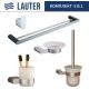 Набор аксессуаров для ванной Lauter 21SH1061 + 21SH1051 + 21SH1091 + 21SH7021 + 21SH1111 Chrome, 5 предметов