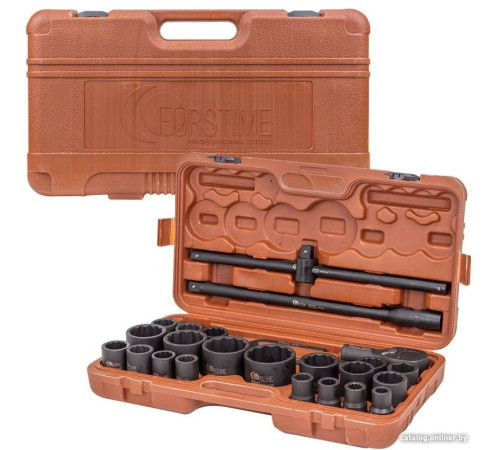 Набор трещотка с головками Forstime FT-68262-9MPB 26 предметов