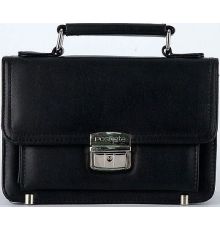 Мужская сумка Poshete 250-9623-BLK черный