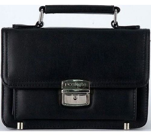 Мужская сумка Poshete 250-9623-BLK черный