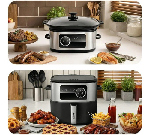 Аэрогриль аэрофритюрница Kitfort KT-8127