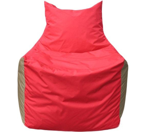 Кресло-мешок Flagman Фокс Ф2.1-171 красный/темно-бежевый