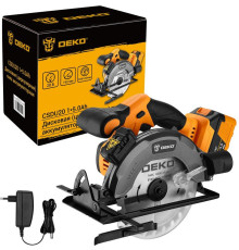 Дисковая циркулярная пила Deko CSDU20 083-1104 с 1-им АКБ