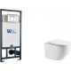 Унитаз подвесной WeltWasser Marberg 507 + Merzbach 043 GL-WT + Mar 507 SE-CR