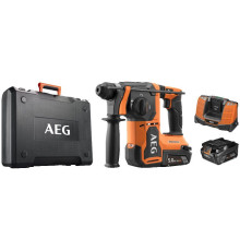 Перфоратор AEG Powertools BBH18BL2-502C 4935492343 с 2-мя АКБ, кейс