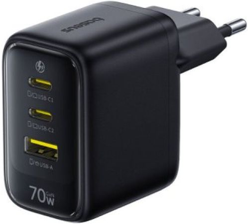 Сетевое зарядное Baseus EnerFill FE22 70W E0123500 черный