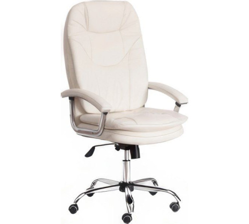Офисное кресло TetChair Softy Lux кожзам, белый