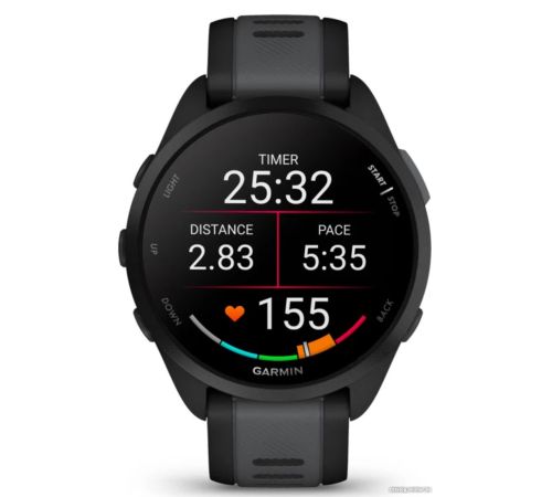 Умные часы Garmin Forerunner 165 черный/сланцево-серый