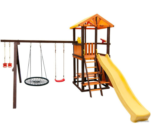 Игровой комплекс Perfetto Sport Bari-5 качели лодочка, паутина