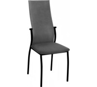 Стул Древпром Престиж ДП2-19 черный матовый/катания графит