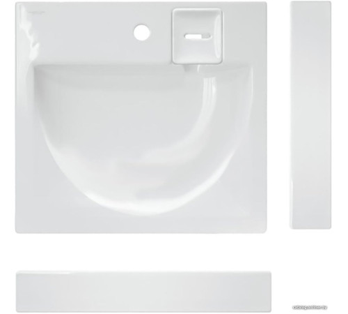 Умывальник Sanita Luxe Galaxy 60 WB.WM/Galaxy/60-C/WHT.G/S1