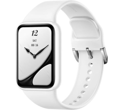 Фитнес-браслет Xiaomi Smart Band 10 Pro M2559B1 белая керамика, с белым силиконовым ремешком, международная версия