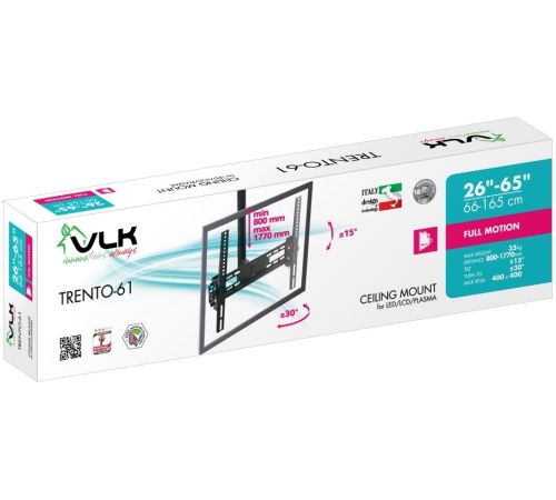 Кронштейн для телевизора VLK TRENTO-61 черный