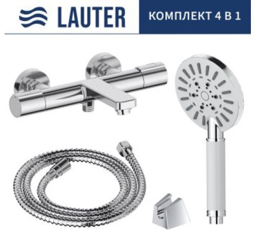 Смеситель Lauter Temp 21YH50427-4 с лейкой Living Nevada 21S10146