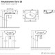 Умывальник Керамин Лаго 55 с/о с креплением