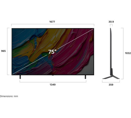 Телевизор LG AI QNED80 75QNED80A6A