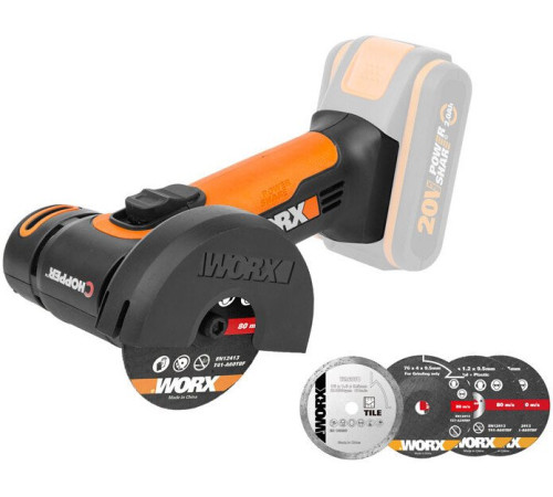 Угловая шлифмашина Worx WX801.9 без АКБ