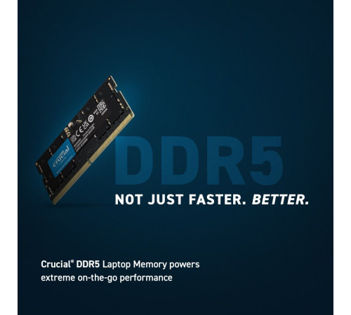 Оперативная память Crucial 32ГБ DDR5 SODIMM 5600 МГц CT32G56C46S5