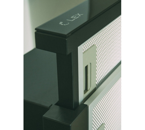 Кухонная вытяжка LEX Hubble G 500 черное стекло