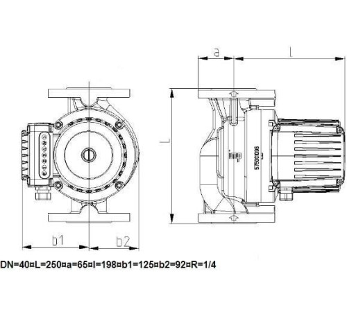 Циркуляционный насос IMP Pumps GHNbasic II 40-40F