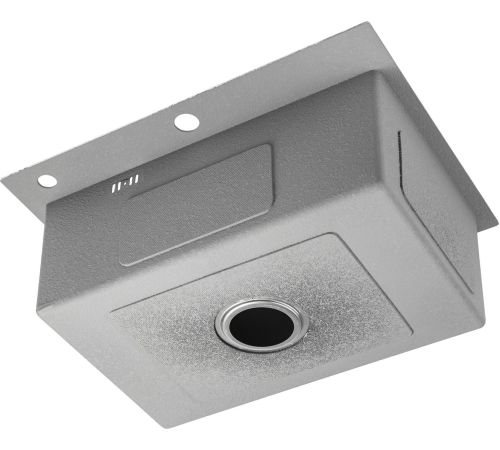 Кухонная мойка Saniteco 6045 + Spike F9S07000 хром, с сифоном, дозатором и коландером