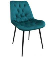 Стул Алвест AV 435 темно-бирюзовый бархат H-56/черный