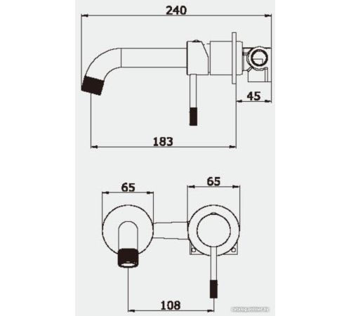 Смеситель Vieir V403513-S