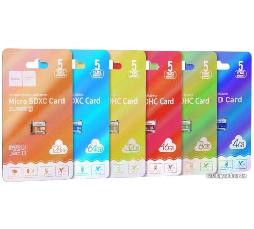 Карта памяти Hoco microSDXC Class 10 64GB