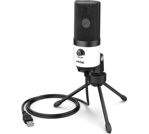 Проводной микрофон FIFINE K669 белый