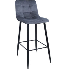 Стул AksHome Stella серый велюр HLR21/черный