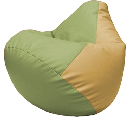 Кресло-мешок Flagman Груша Макси Г2.3-1913 оливковый/бежевый