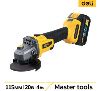 Угловая шлифмашина Deli DC601 с 2-мя АКБ, сумка