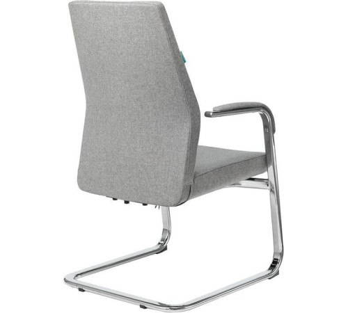 Кресло Бюрократ _JONS-LOW-V серый